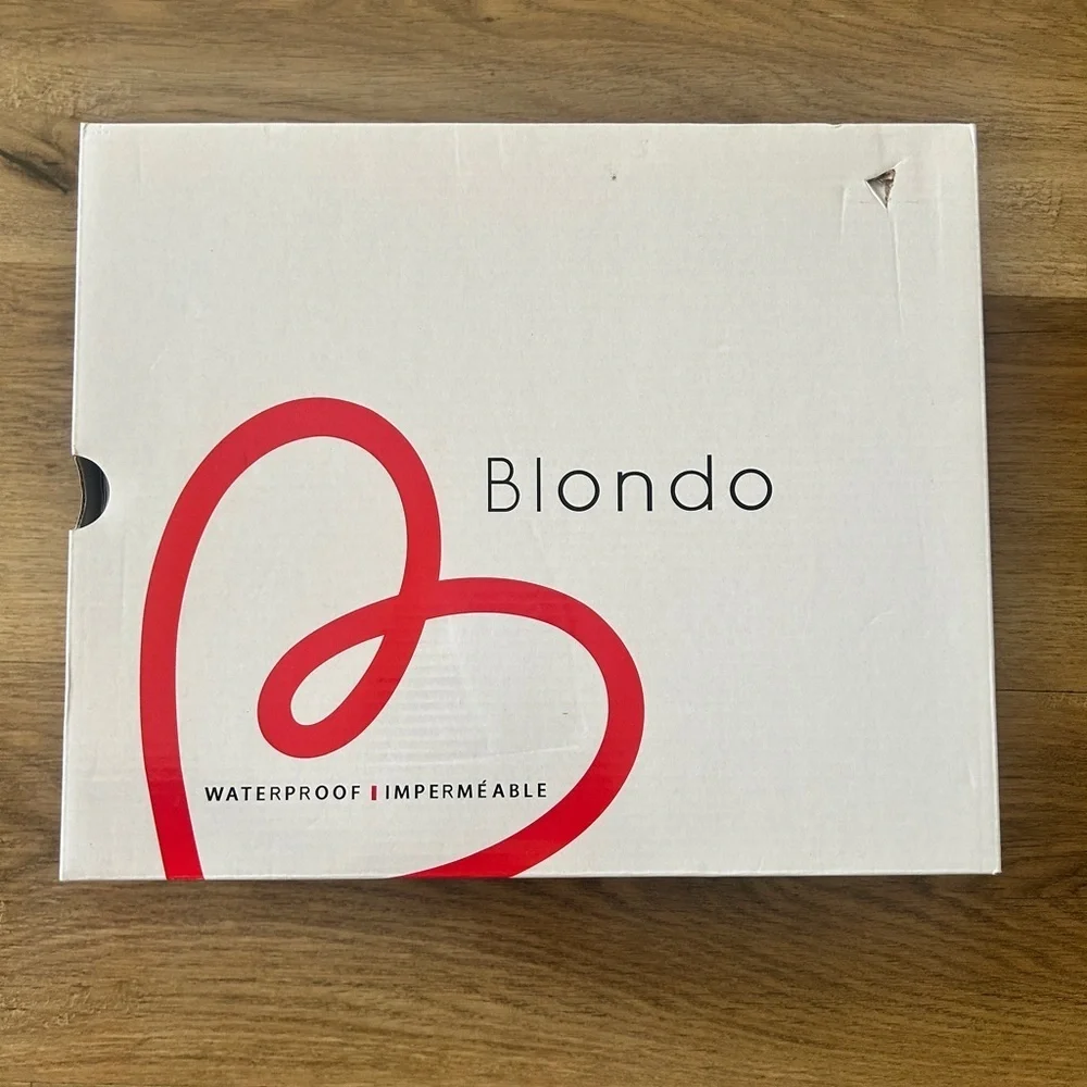 Blondo Samara Waterproof Ankle Boots – Brown Suede – Size 8 – New in Box